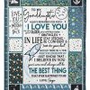 Love You To The Moon And Back Lovely Message From Gaga Gifts For Granddaughters Blanket