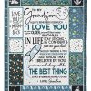 Love You To The Moon And Back Lovely Message From Grandma Gifts For Grandsons Blanket