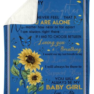 Lovely Message From Ata Gifts For Granddaughters Blanket