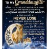 Lovely Message From Nanny Gifts For Granddaughters Blanket