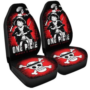 Luffy x Zoro Car Seat Covers Custom Car Accessories