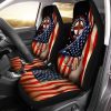 MSN Nurse Car Seat Covers Custom American Flag Meaningful For Fourth Of July