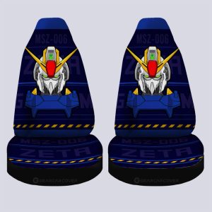 MSZ-006 Zeta Gundam Car Seat Covers Custom Gundam Anime Car Accessories