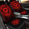 Madara Eternal Mangekyou Car Seat Covers Custom Sharingan Anime Car Accessories