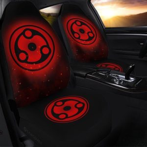 Madara Mangekyou Car Seat Covers Custom Sharingan Anime Car Accessories