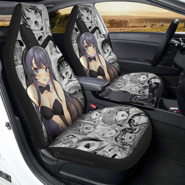 Mai Sakurajima Car Seat Covers Custom Bunny Girl Senpai Car Accessories