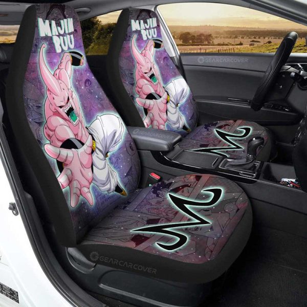 Majin Buu Car Seat Covers Custom Car Accessories Manga Galaxy Style