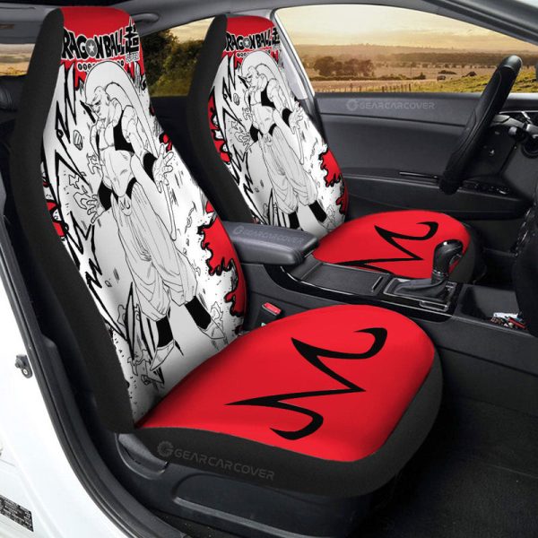 Majin Buu Car Seat Covers Custom Car Accessories Manga Style For Fans