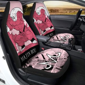 Majin Buu Car Seat Covers Custom Dragon Ball Anime Manga Color Style