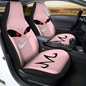 Majin Buu Eyes Dragon Ball Car Seat Covers Custom Anime Car Interior Accessories