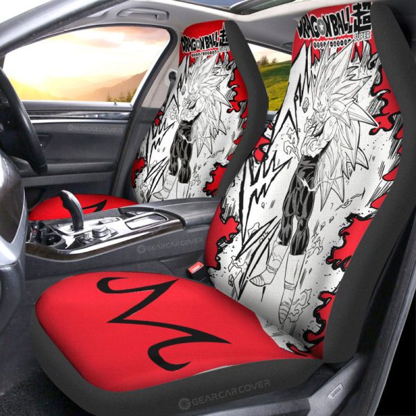 Majin Vegeta SSJ Car Seat Covers Custom Car Accessories