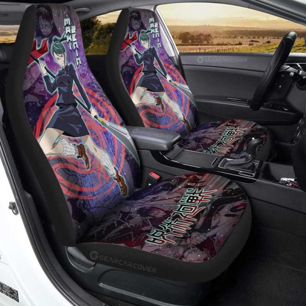 Maki Zenin Car Seat Covers Custom Galaxy Manga Style