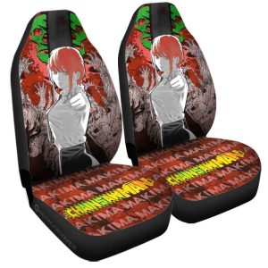 Makima Car Seat Covers Custom Gundam Anime Car Accessories