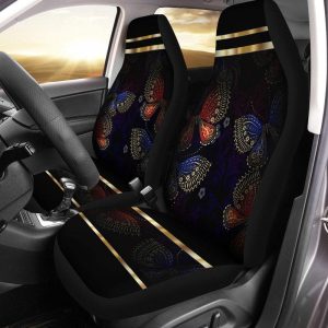 Mandala Butterflies Car Seat Covers Custom Car Accessories