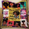 March Girl Black Queen Blanket KC1307 Quilt