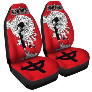 Marco Car Seat Covers Custom One Piece Anime Car Accessories