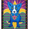 Mardi Gras Cajun Dog Blanket