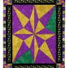 Mardi Gras Carnival Star Blanket