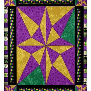 Mardi Gras Carnival Star Blanket