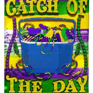 Mardi Gras Catch Of The Day Blanket