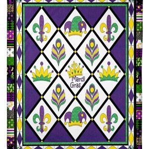 Mardi Gras Day Blanket