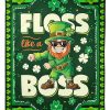 Mardi Gras Floss Like A Boss Blanket