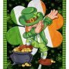 Mardi Gras Irish Dabbing Blanket