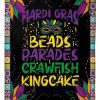 Mardi Gras King Cake Blanket