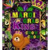 Mardi Gras King Chow Chow Blanket