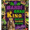 Mardi Gras King Cocker Spaniel Blanket