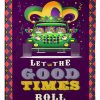 Mardi Gras Let The Good Time Roll Blanket