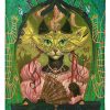 Mardi Gras Mask Cat Blanket