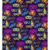 Mardi Gras Pattern Carnival Mask Blanket