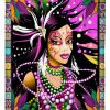 Mardi Gras Queen Blanket