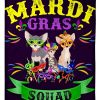 Mardi Gras Squad Dog Blanket