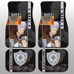 Mars Car Seat Covers Custom Black Clover Anime