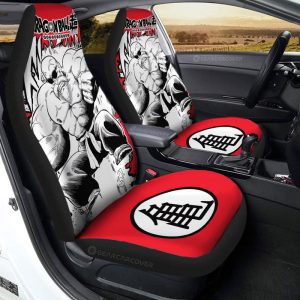 Master Roshi Car Seat Covers Custom Dragon Ball Anime Car Accessories Manga Style For Fans