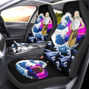 Master Roshi Car Seat Covers Custom Dragon Ball Car Interior Accessories