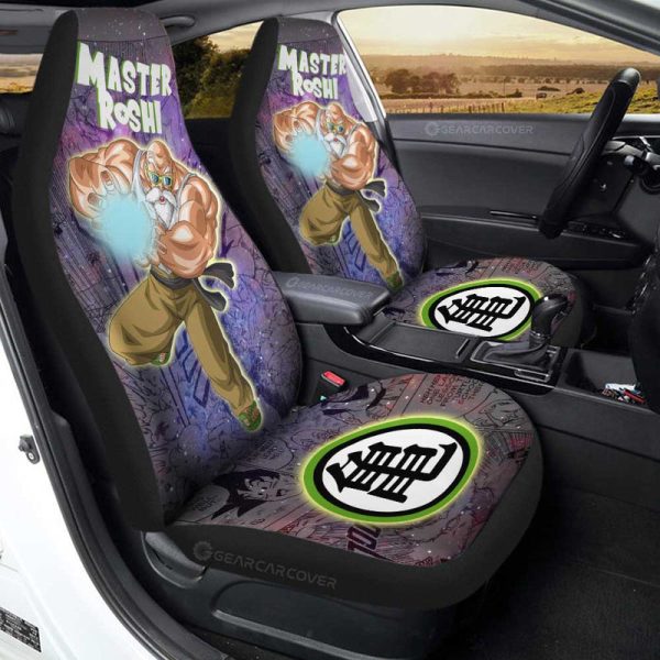 Master Roshi Car Seat Covers Custom Galaxy Style Car Accessories