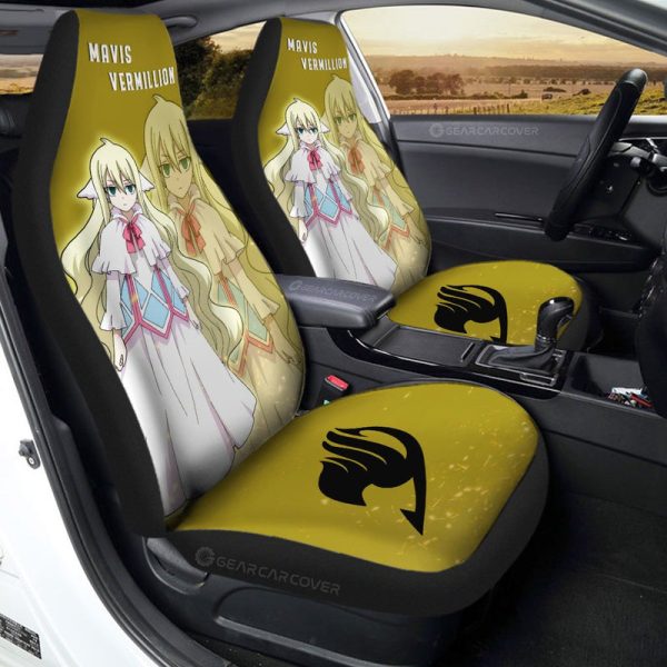 Mavis Vermillion Car Seat Covers Custom