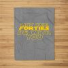 May The Forties Be With You Funny 40Th Birthday Gift Fleece Blanket