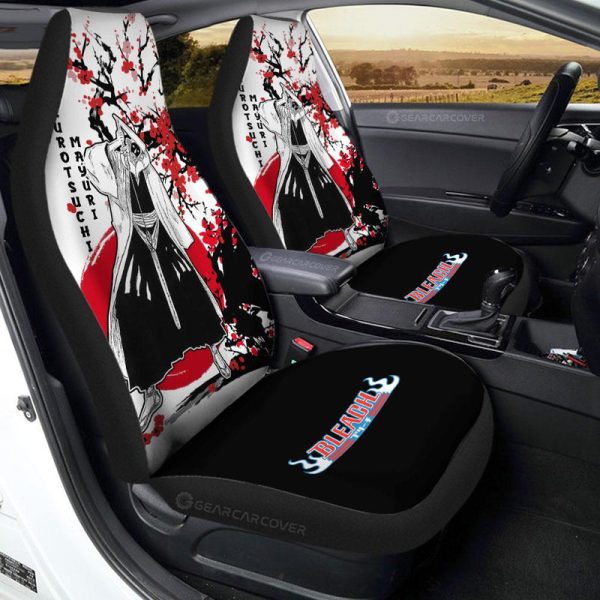 Mayuri Kurotsuchi Car Seat Covers Custom Japan Style Bleach Car Interior Accessories