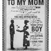 Meaningful Message From Son With Love To Mom Blanket