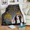 Meaningful Present For Dad In Father’s Day From Airman Son  I Loves You Forever And Always Blanket