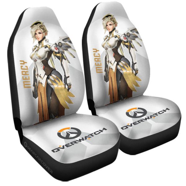 Mercy Car Seat Covers Custom Overwatch