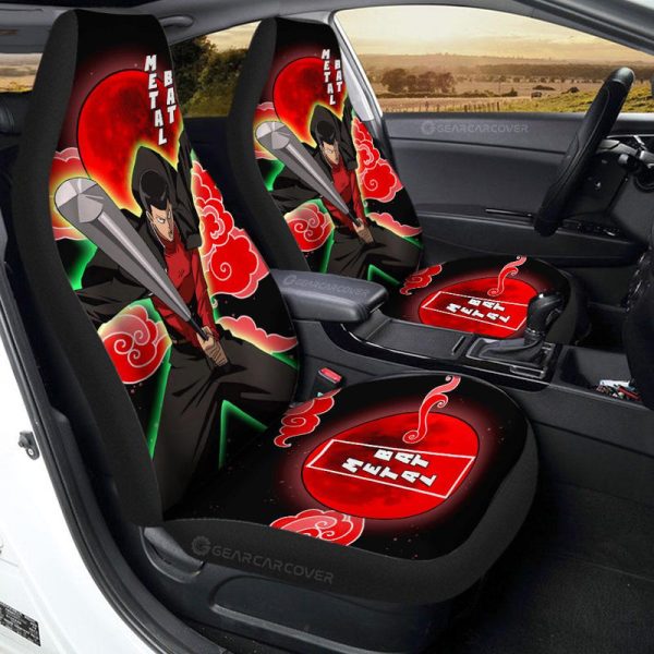 Metal Bat Car Seat Covers Custom One Punch Man Anime Car Accessories