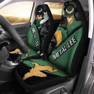 Metal Lee Car Seat Covers Custom Boruto Anime Car Accessories