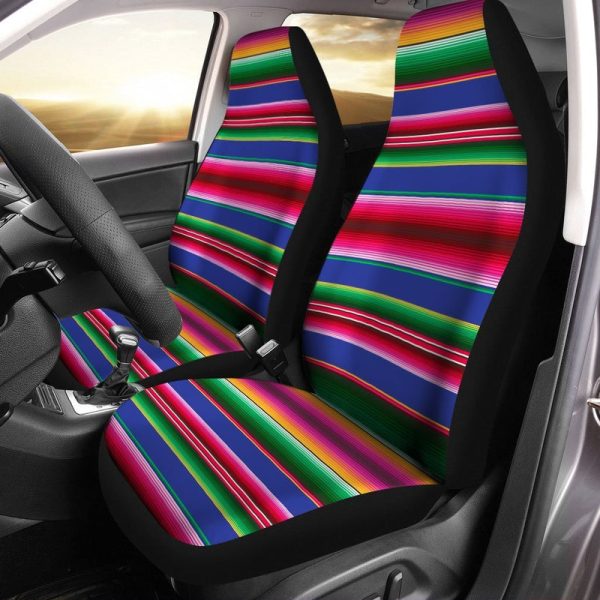 Mexican Serape Baja Car Seat Covers Printed Car Accessories