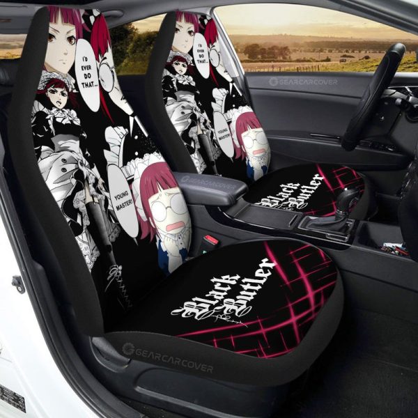 Mey-Rin Car Seat Covers Custom Black Butler Car Accessories