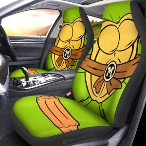 Michelangelo Car Seat Covers Custom Ninja Turtle Car Accessories